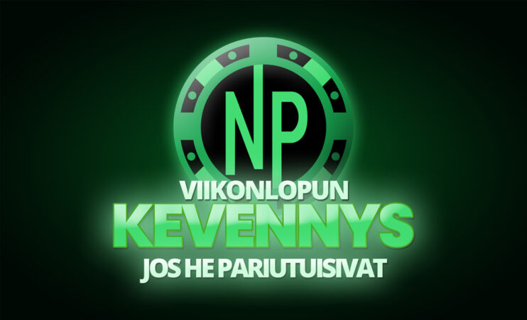 Tummanvihreä tausta jossa etualalla nettipokeri.com -sivuston logo artikkeliotsikolla. Logossa lyhenne NP ja yleisvärityksenä vihreän eri sävyt.