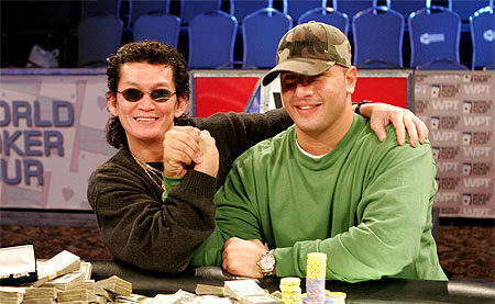 Scotty Nguyen and Michael Mizrachi