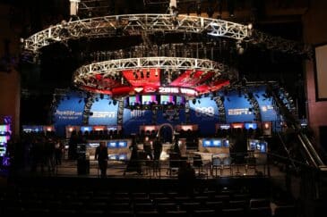 WSOP Main Eventin televisoitu pöytä