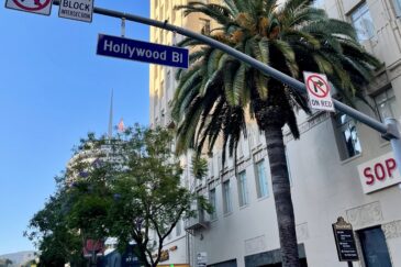 Los Angeles Hollywood Boulevardin kyltti