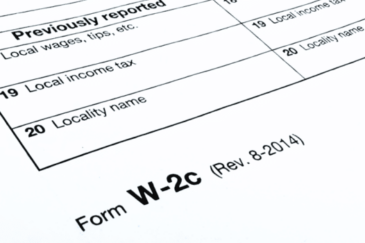 Yhdysvalloissa käytössä oleva W2C-verolomake