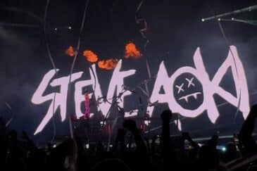 Steve Aoki esiintymässä Tallinnassa