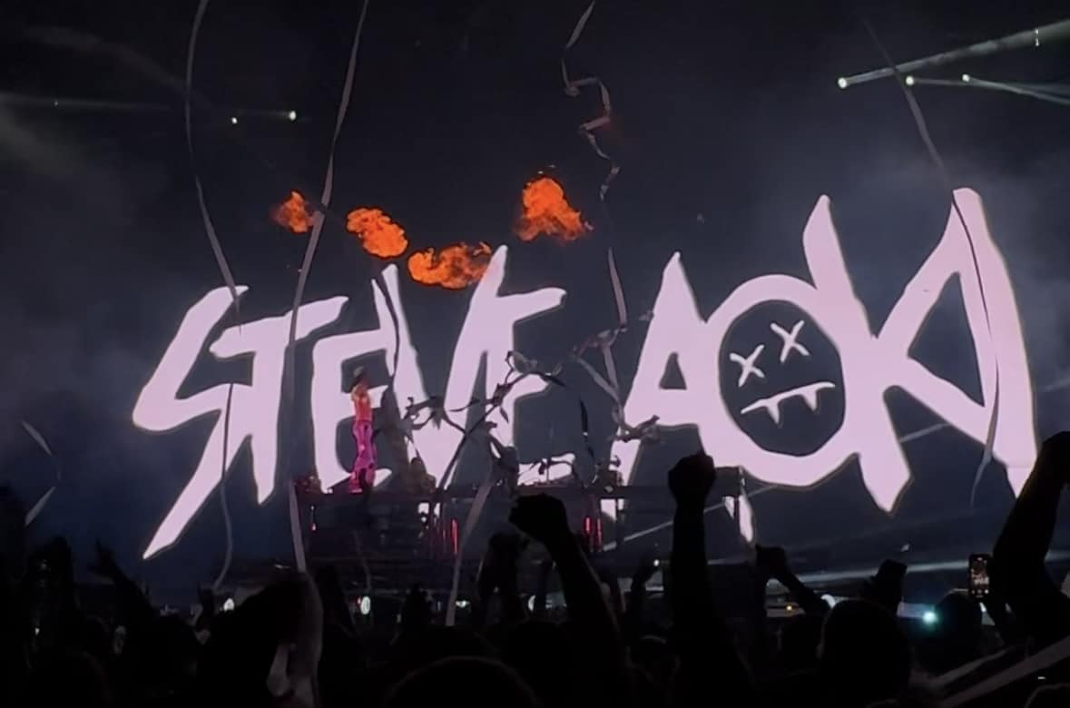 Steve Aoki esiintymässä Tallinnassa