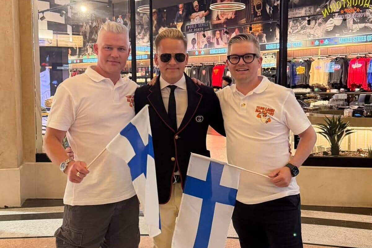 Lauri Sääskilahti ja veljet WSOP:ssa ennen finaalipöytää