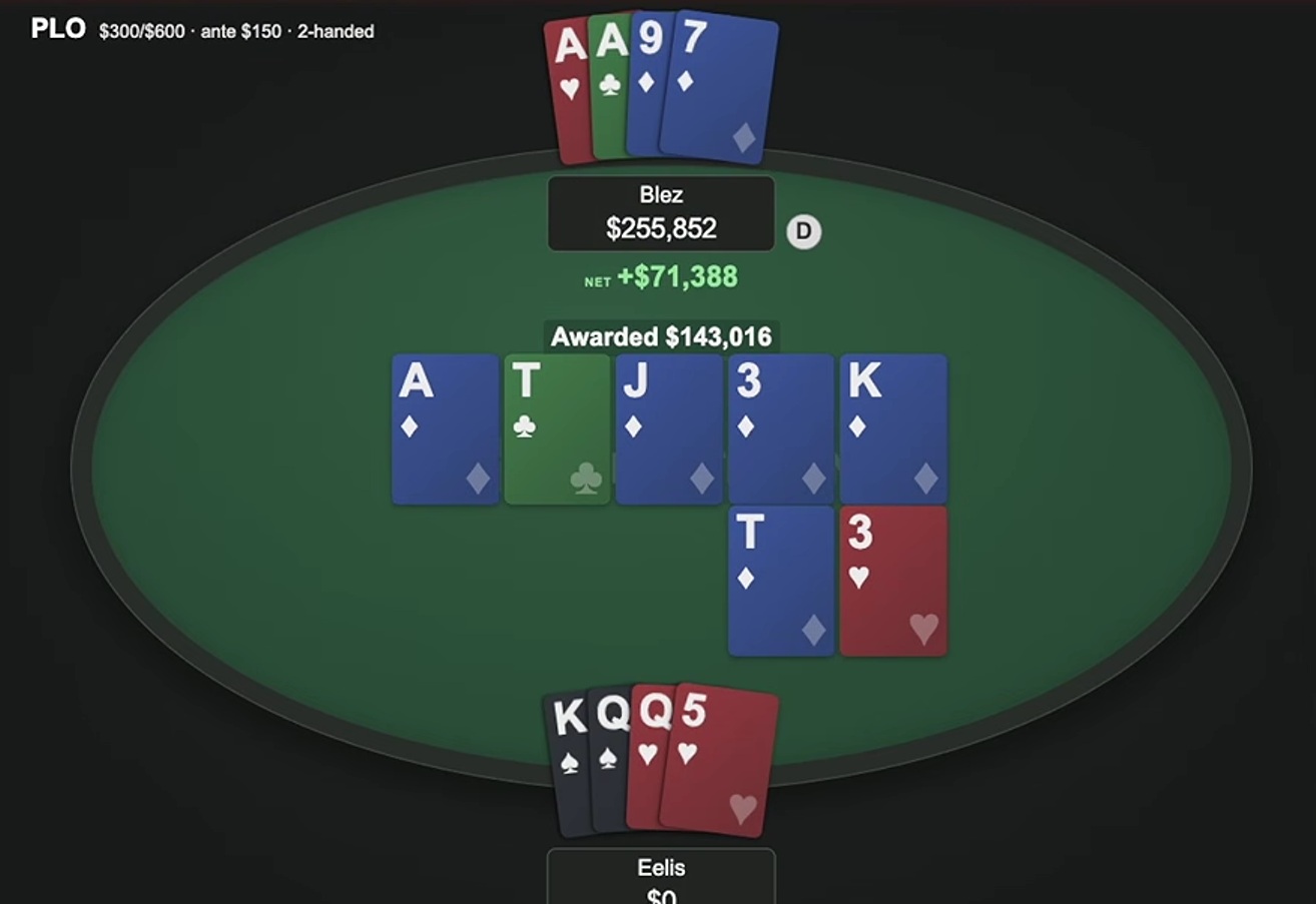 Eelis vs Bleznick coinpokerilla 10/26